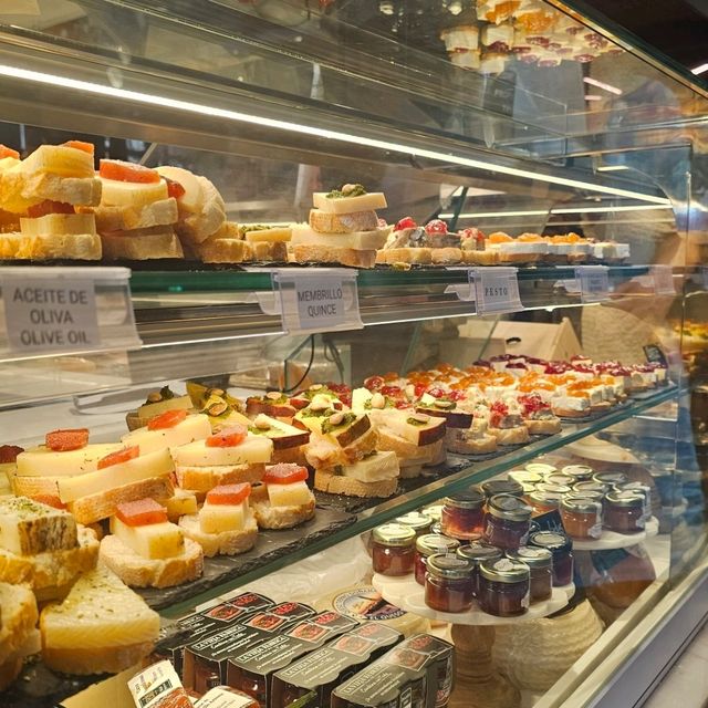 Food paradise in Madrid.