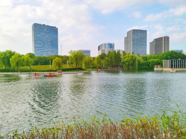 風景如畫喧囂中取靜的公園