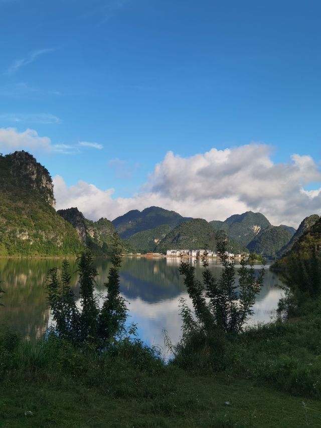 渠洋湖很美！非常喜歡這裡的青山綠水和風土人情