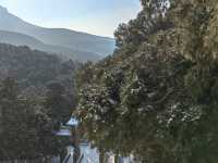 雪落仙山，佛風道骨五峰山！