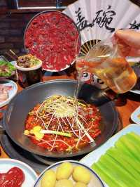 The treasure is the must-try traditional Chengdu hotpot in the zoo.