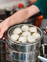 The distinctive cuisine of Gulangyu Island, for which a half-hour queue was endured before purchase.