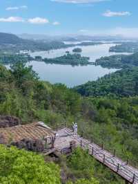 杭州湘湖徒步登山路線,視角絕美不輸西湖。