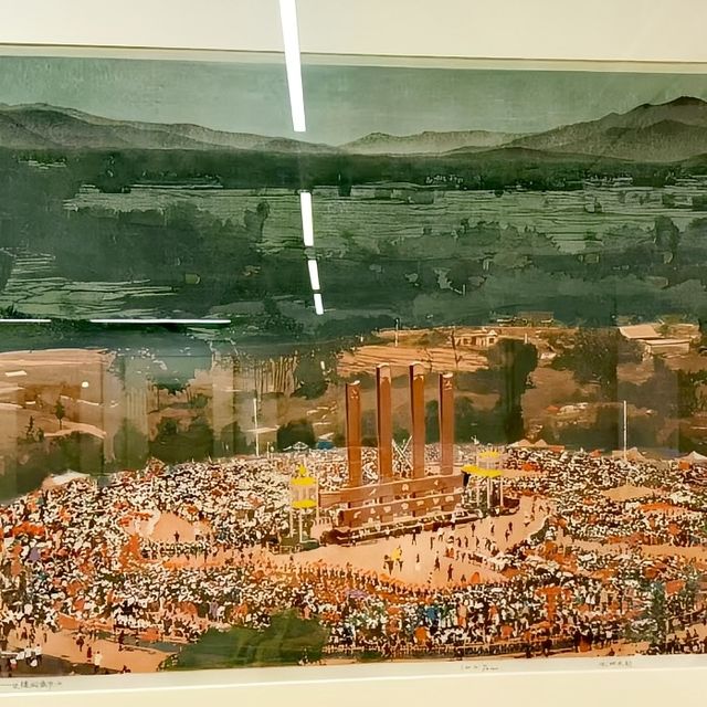 西安美術館  迎春展春意盎然，圖畫禪禪悟達曠。