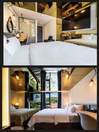 Moon Hotel in Anyang, South Korea, a dreamlike haven in the heart of the city! 