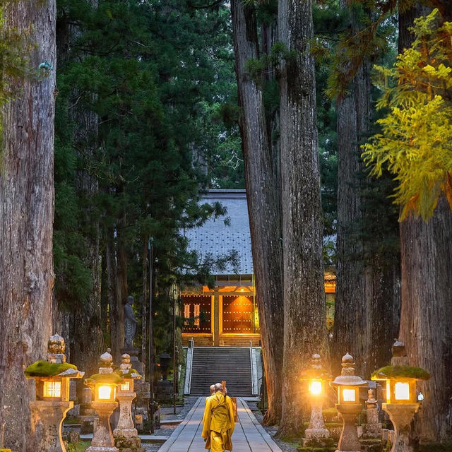 比起京都，我更愛古樸寧靜的高野山🌄