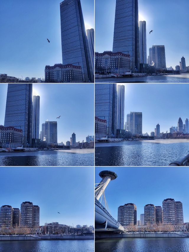 津灣廣場——解放橋——世紀鐘——天津站