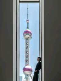 Unlocked a new perspective of the Oriental Pearl Tower