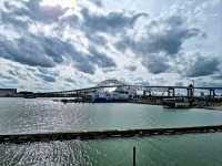 Old Corpus Christi Harbor Bridge, see it before it's demolish.