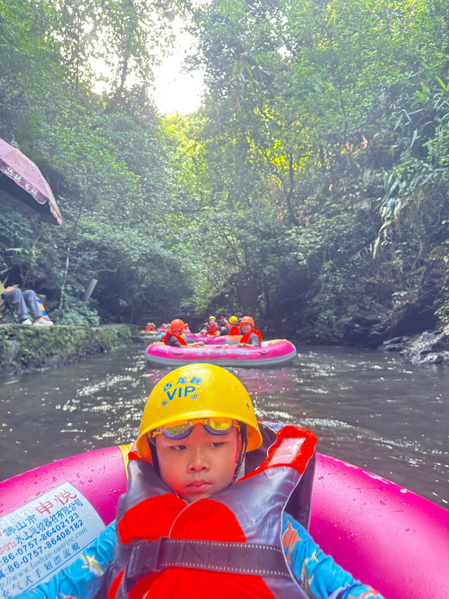 🇭🇰清遠親子漂流初體驗｜帶娃挑戰古龍峽🌊