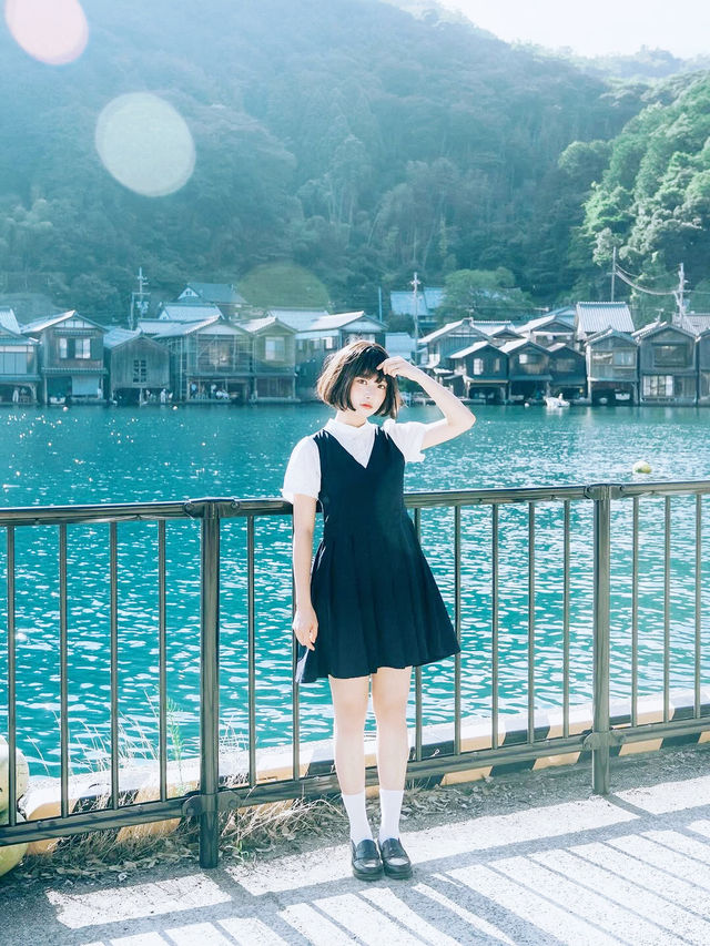 京都|伊根舟屋日系寫真之旅，童話般的船屋太出片