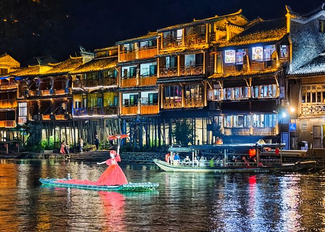 湖南湘西-鳳凰古城夜景