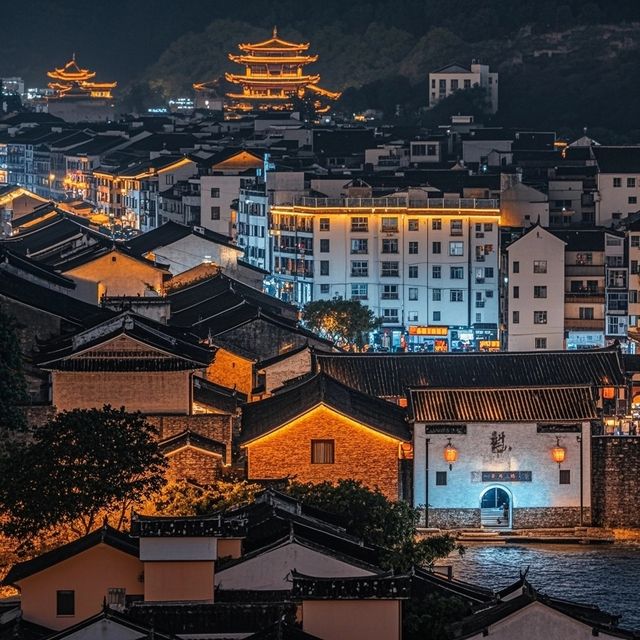 夜遊汀州賞千年燈火