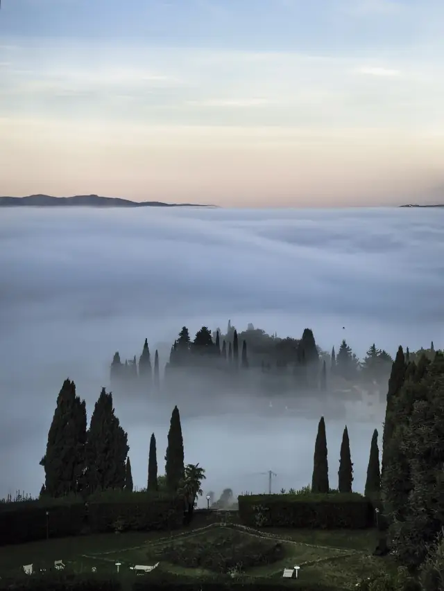Dawn in Tuscany
