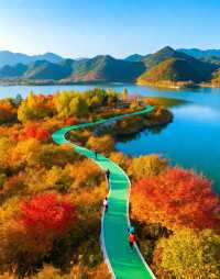 澄澈湖水、綿延綠道和原生態風光讓你感受自然與愜意的雙重治癒