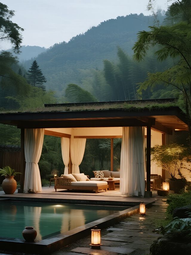 安吉親子遊!竹林私湯民宿帶娃泡出暖冬幸福感 安吉親子遊!竹林私湯民宿帶娃泡出暖冬幸福感