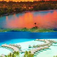 波拉波拉島！這片海藍到不像在地球