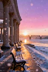 哈爾濱冬日限定｜在松花江畔邂逅一場雪上「鎏金日落」