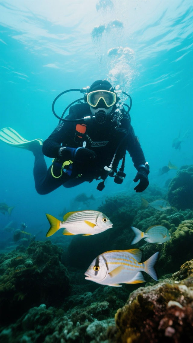 蘇梅島潛水，與魔鬼魚共舞！