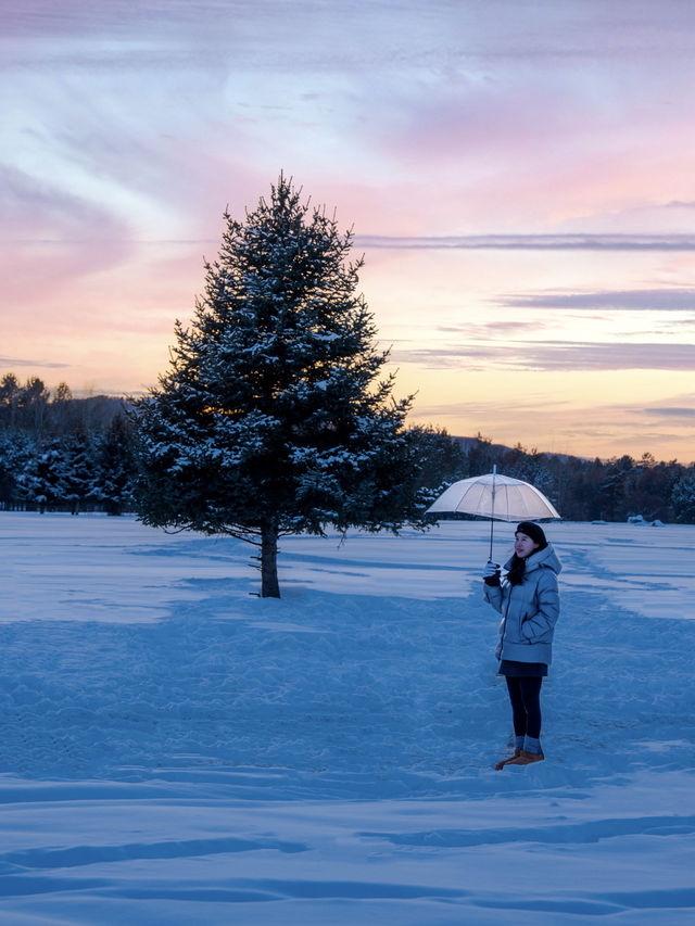 我應該這輩子都無法忘記漠河的冬天了