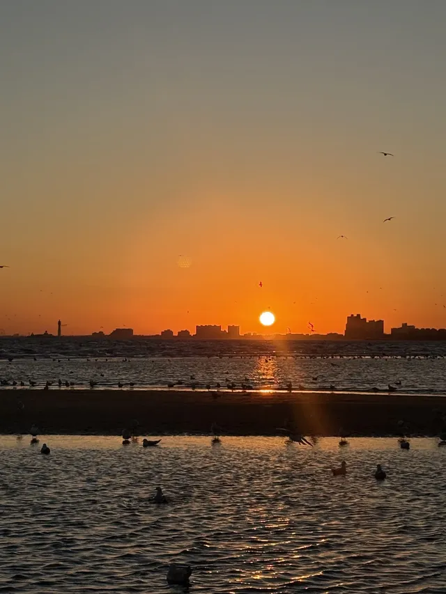 日落，是天空寫給秦皇島的溫柔啊
