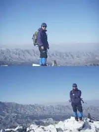 北京之巔的風雪浪漫東靈山徒步攻略