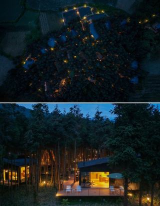 In Leshan! Sleep in a designer forest cabin under Wawu Mountain
