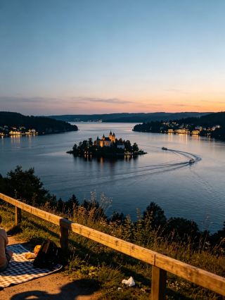 Summer vacation in Canada’s Thousand Islands | Boat tour around the islands to visit the lake castle, swim in the clear lake water