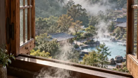 Escape to Southern Hunan in 1.5 hours via high-speed rail from Guangzhou or Shenzhen, soak in a 52°C hot spring, and watch the morning mist over the river — traveler post in Chenzhou