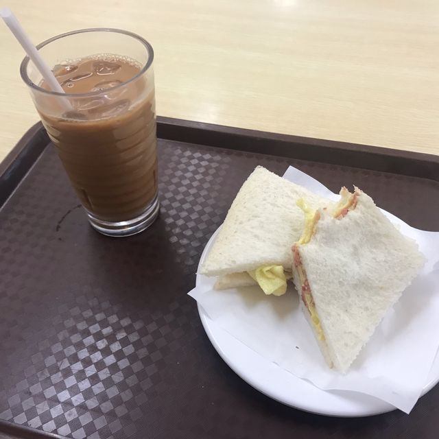 New Asia College student canteen at the Chinese University of HK