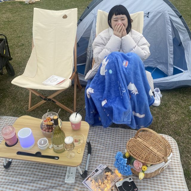 날 좋을 때, 진주 남강 피크닉 다녀왔어용👍