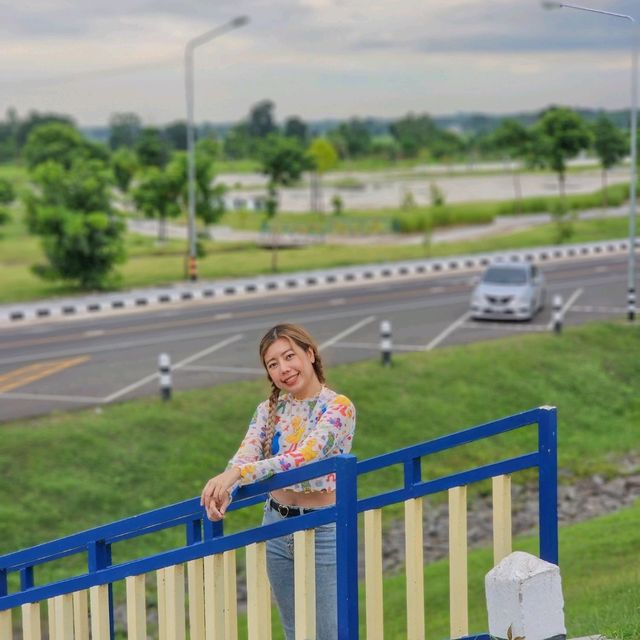 ไปเที่ยวบุรีรัมย์ ไปนั่งเล่นชิลๆที่ อ่างเก็บน้ำ 