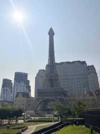 澳門巴黎人鐵塔的絕佳拍照機位-巴黎人花園