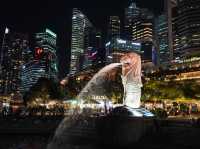 Marina Bay ไลออนพ่นน้ำ
