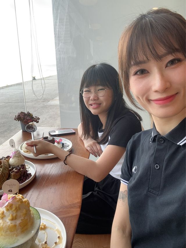 望住維港景色🥞邊食甜品