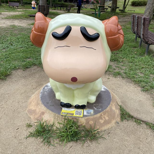 淡路島「カスカベ防衛隊かき氷（700円）」ニジゲンノモリのクレヨンしんちゃん無料エリアで購入