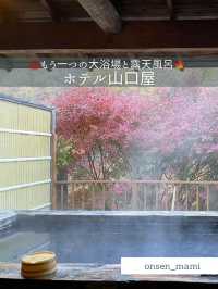 【群馬 老神温泉】紅葉が綺麗に見えるもう一つの大浴場と露天風呂♨️