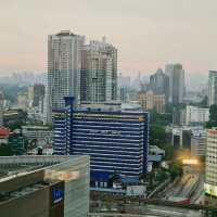 Wonderful city view from room