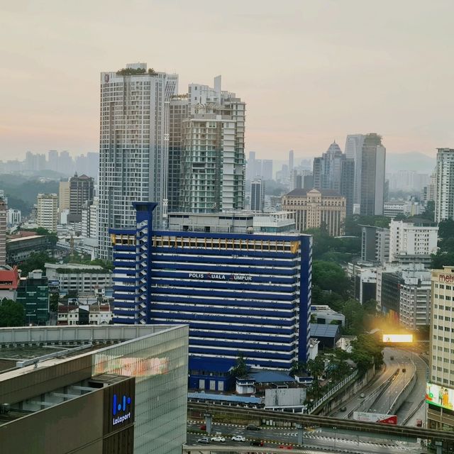 Wonderful city view from room