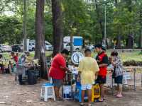 ตลาดเช้าวิวสวย "ตลาดชิงปลา" หาดในยาง 