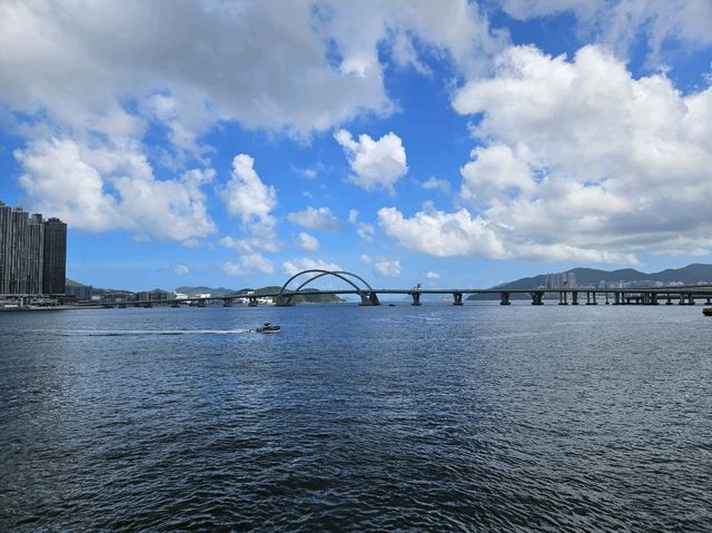 風景優美的將軍澳海濱長廊