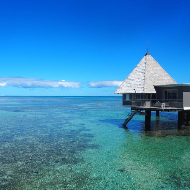 メトル島で憧れの水上コテージ🏝️