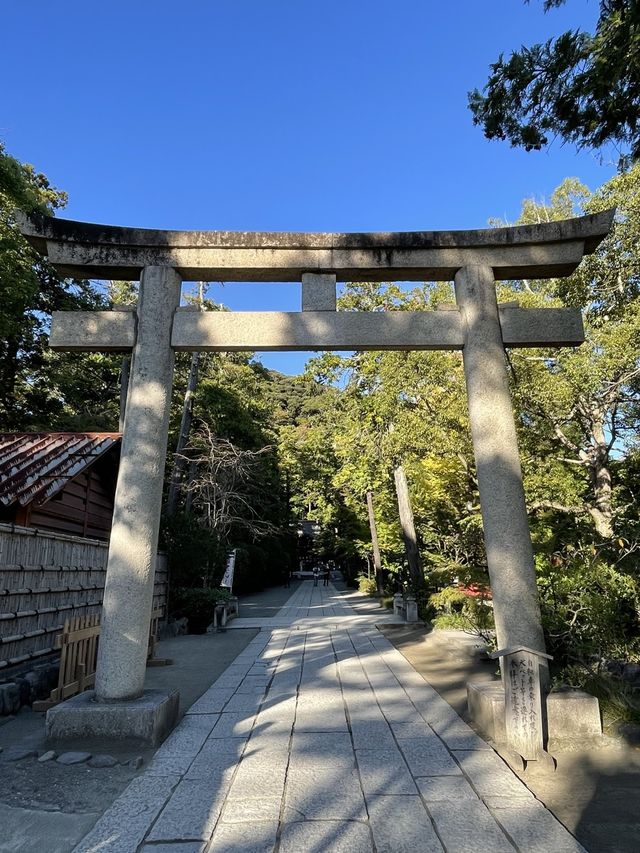 【神奈川県/白旗神社】漆黒の趣ある社殿