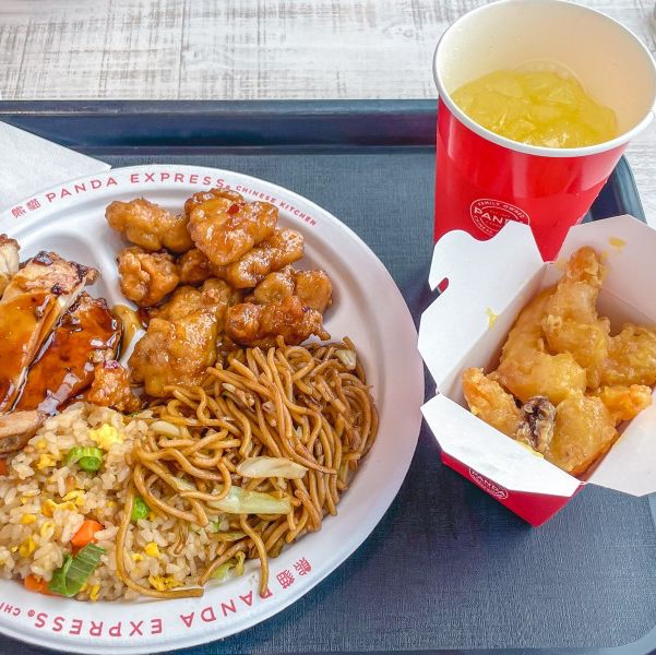 오사카 린쿠 프리미엄 아울렛 맛집 푸드코트 판다 익스프레스
