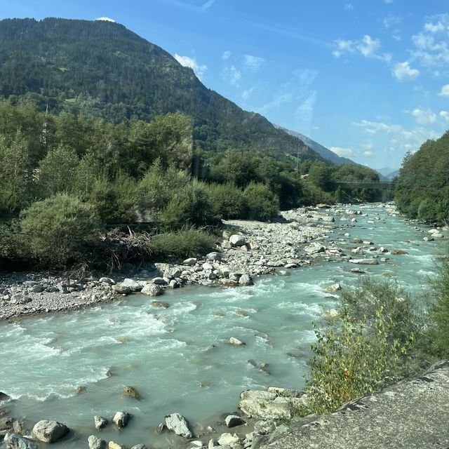 Glacier express in Swiss🇨🇭