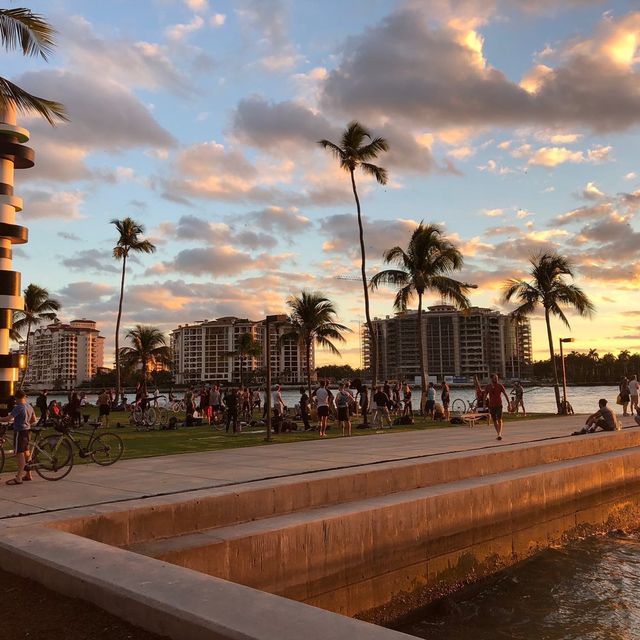 Sunset in Miami