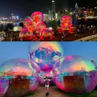 You must go to West Kowloon to see the amazing Giant Rainbow Bubbles🌈🫧😍