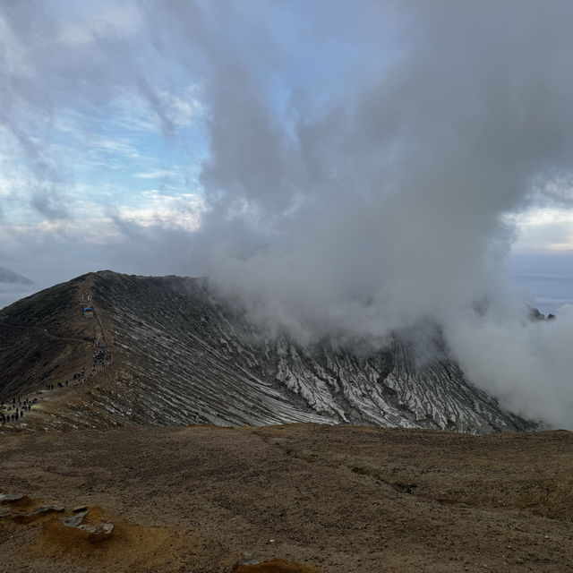 Challenge to Ijen crater-Banyuwangi