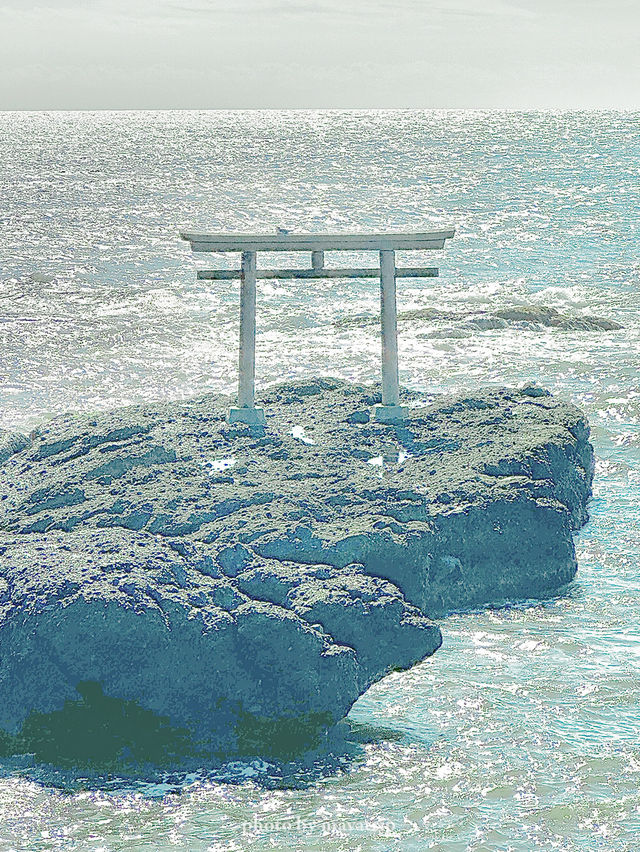 【茨城/大洗】海が見える神社⛩️鳥居と海と日の出