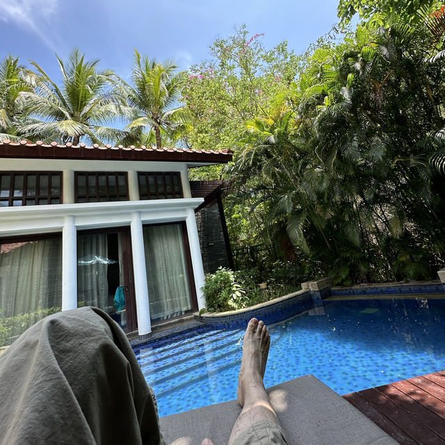 Wonderful pool villa experience at Sanya